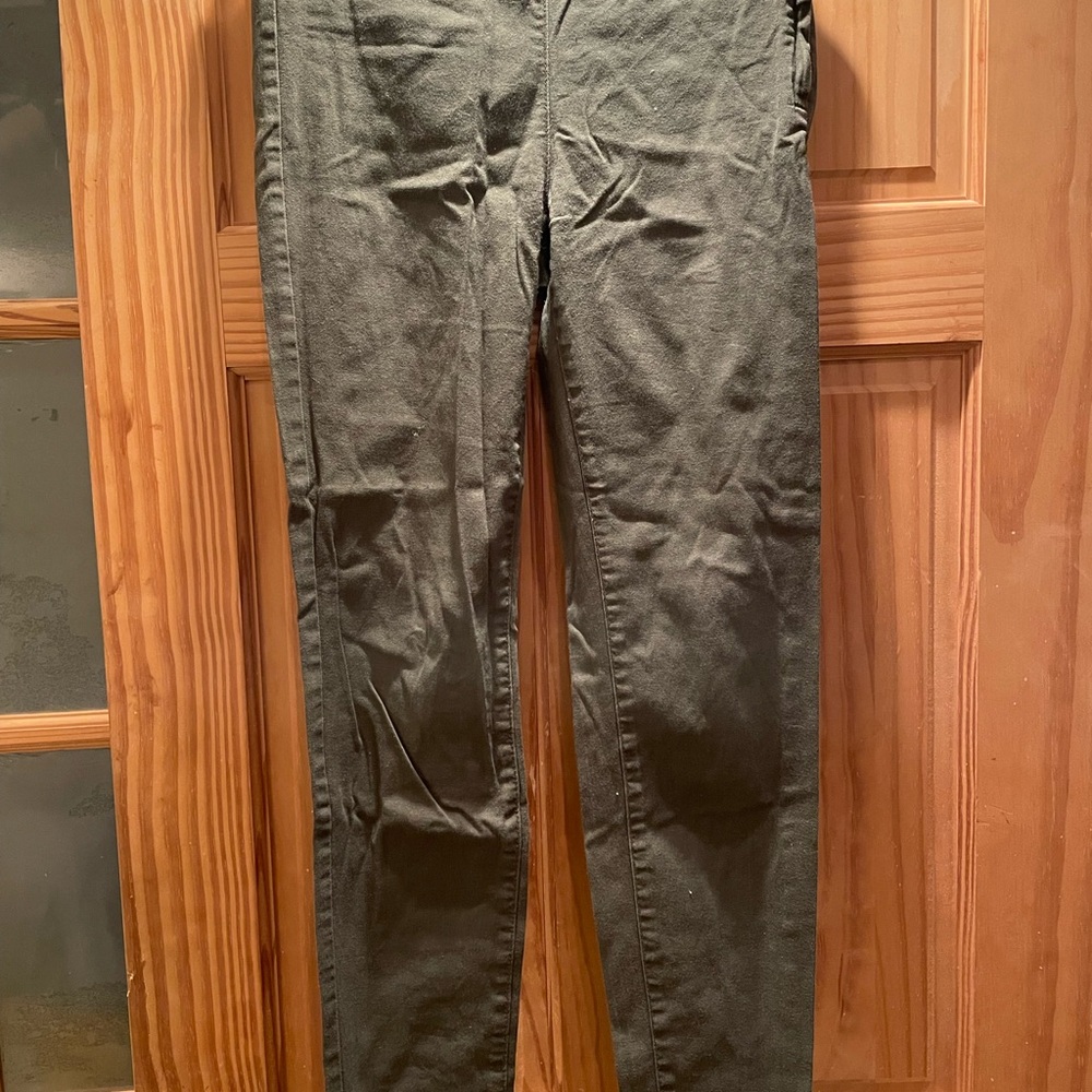 H&M Khaki Slim Fit Trousers